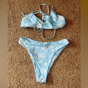 floral bikini set
